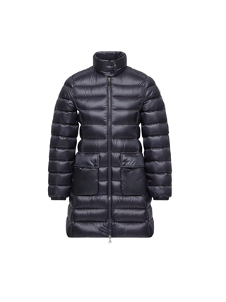 Genet lange Daunenjacke Navy
