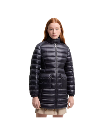 Genet lange Daunenjacke Navy