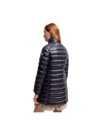 Genet lange Daunenjacke Navy