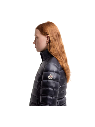 Genet lange Daunenjacke Navy