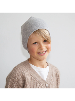 Kaschmir-Mütze Kim - Hellgrau