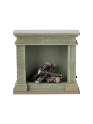 Kamin, Miniatur - Grün
