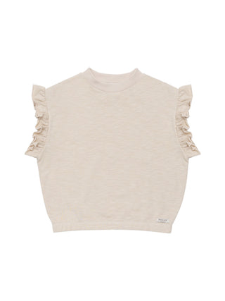 Nuriel Top mit Rüschen Soft Sand