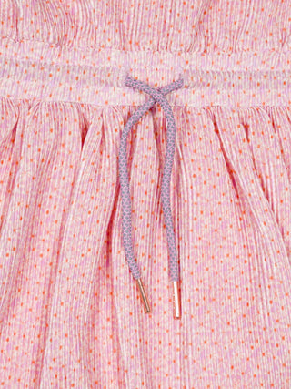 Miron Plissee Kleid - Rosa