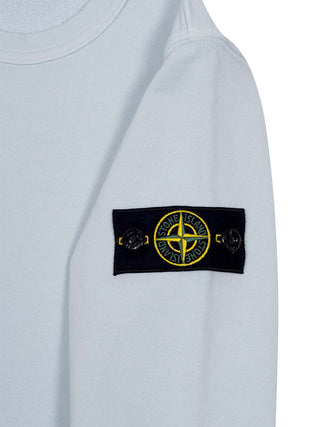 Sweatshirt mit Kompass-Logo - Hellblau