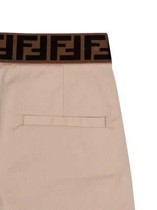 Chino mit FF-Logo-Details - Beige