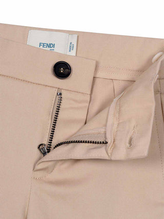 Chino mit FF-Logo-Details - Beige
