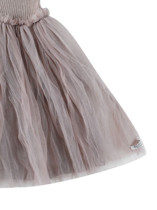 Xewa Kleid mit Tüllrock Lavender Brown