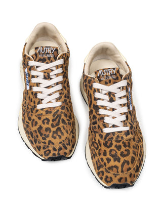 Reelwind Low Woman aus Wildleder Leopard