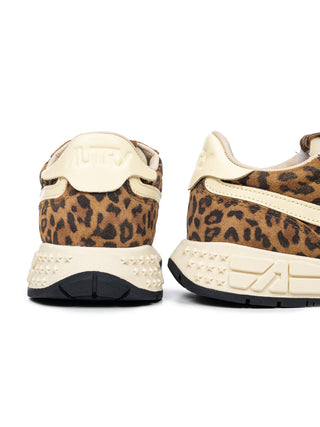 Reelwind Low Woman aus Wildleder Leopard