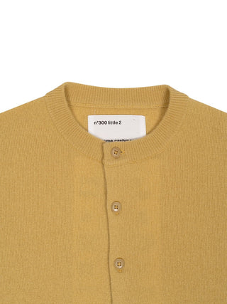 Strickjacke n°300 Little 2 in Senfgelb