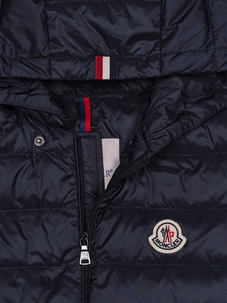 Adil wattierte Hemdjacke - Beige/Navy