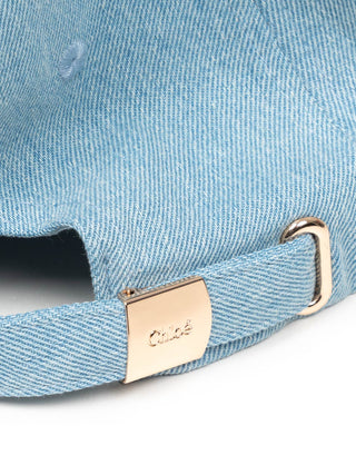 Baseballkappe mit Logo-Stickerei - Hellblau