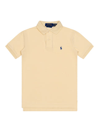 Poloshirt mit Logo - Pastellgelb