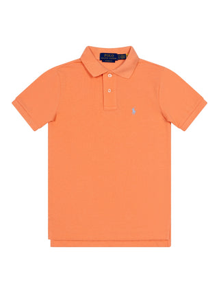 Poloshirt mit Logo - Pastellorange