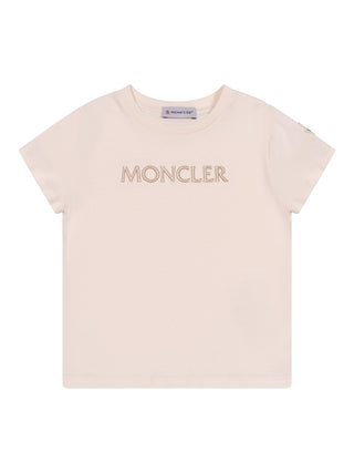 T-Shirt mit Logo - Elfenbein