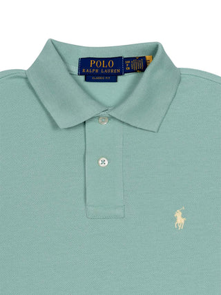Poloshirt mit Logo - Pastellgrün