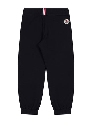 Sweathose mit Besatz - Schwarz