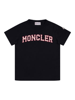 T-Shirt mit Logo-Print - Navy