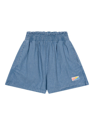 Eve Shorts mit Streifen - Blau
