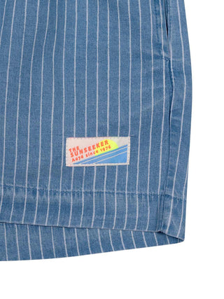 Eve Shorts mit Streifen - Blau