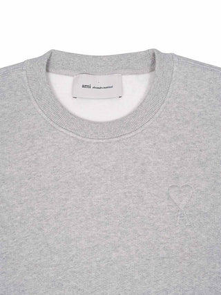 Sweatshirt mit geprägter Ami de Coeur Steppnaht