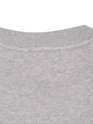 Sweatshirt mit geprägter Ami de Coeur Steppnaht