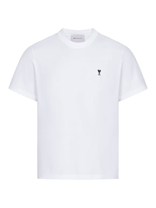 Ami de Coeur T-Shirt in Weiß mit schwarzen Details