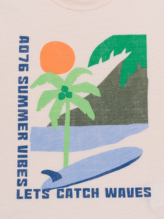 Silas T-Shirt Landscape - Creme