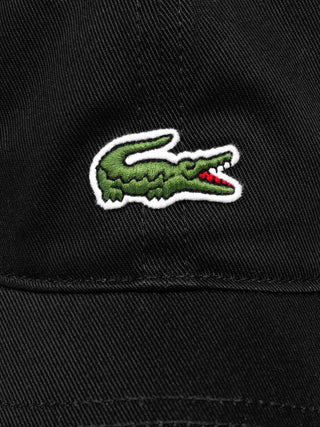Baseballkappe mit Logo-Stickerei - Schwarz
