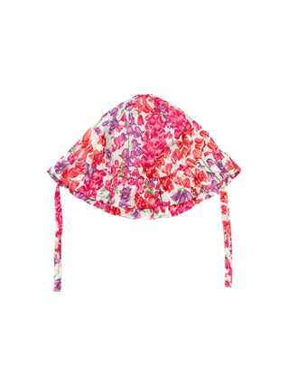 Sonnenhut mit Blütenmotiv - Rot/Rosa