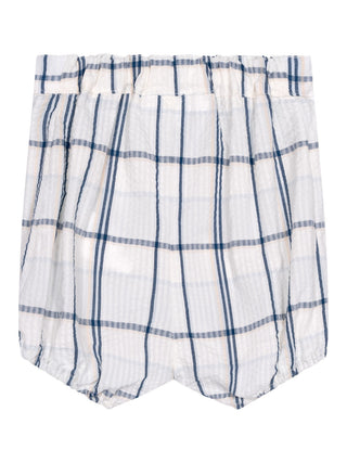 T-Shirt und Shorts im Set - Weiß/Blau