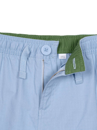 Ripstop Shorts mit Logo - Blau