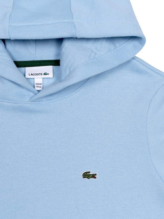 Regular-Fit Hoodie mit Logo - Hellblau