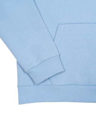 Regular-Fit Hoodie mit Logo - Hellblau