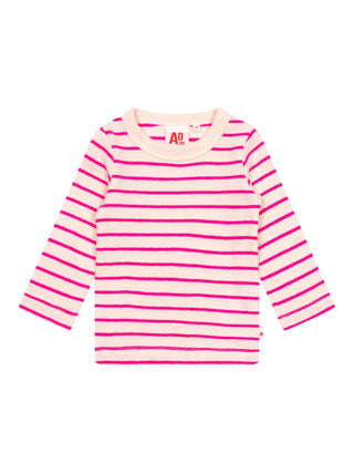 Lami T-Shirt mit Streifen - Pink