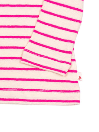Lami T-Shirt mit Streifen - Pink