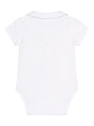 Body & Bloomer im Set - Weiß/Blau