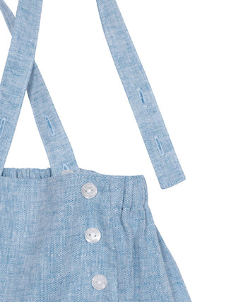 Body & Bloomer im Set - Weiß/Blau