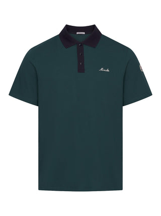 Poloshirt aus Baumwollpiqué mit gesticktem Logo