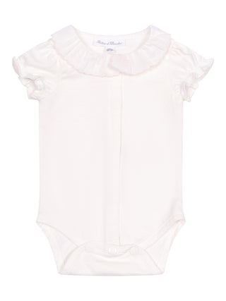 Body & Bloomer im Set mit Vichykaros und Blüten - Rosa