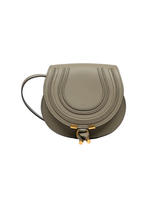 Marcie Small Saddle Bag in Aloe Grün