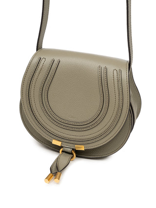 Marcie Small Saddle Bag in Aloe Grün