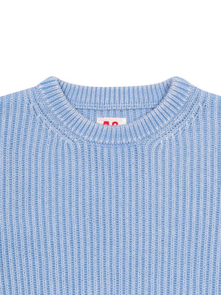 Yaro Rippstrickpullover - Blau