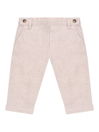 Leinenhose - Beige