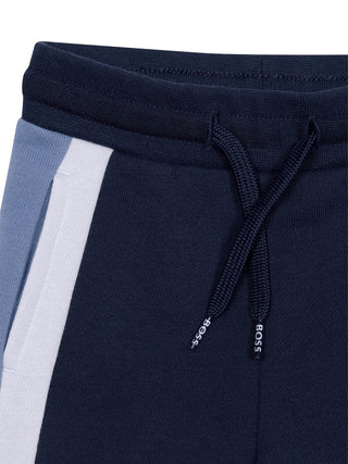 Bermudashorts mit Streifen - Marine