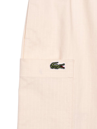 Ripstop Shorts mit Logo - Hellbeige