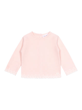 Strickset aus Pullover und Hose – Rose