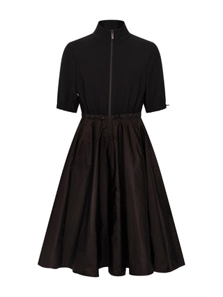 Midikleid in Schwarz