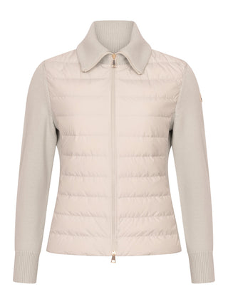 Gefütterter Cardigan mit Reißverschluss